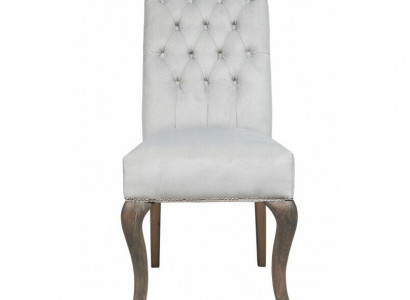 Designer Graue Chesterfield Stühle Polster-Garnitur Hotel-Gruppe x2-er Set